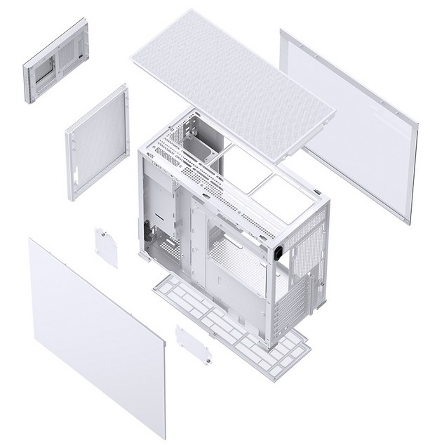 Компьютерный корпус JONSBO D41 MESH SC TG White