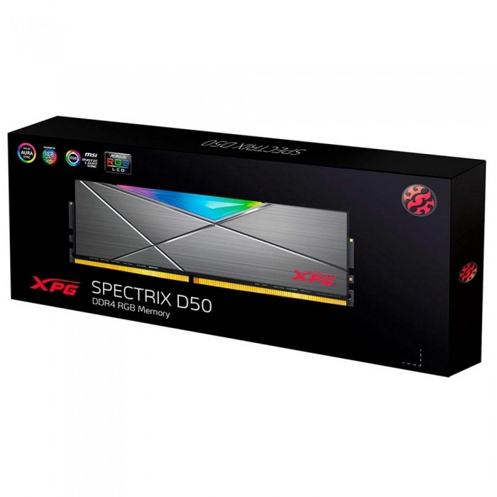 Оперативная память 16 Gb 3000 MHz ADATA XPG SPECTRIX D50 Grey RGB (AX4U300016G16A-ST50)