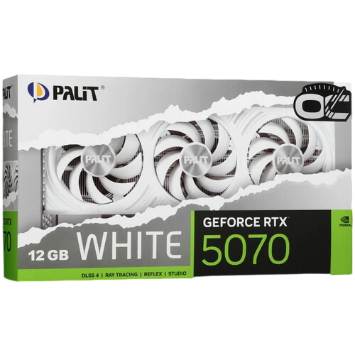 Видеокарта Palit (NE75070U19K9-GB2050W) GeForce RTX 5070 12GB White OC