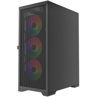 Компьютерный корпус Powercase Mistral B415 TG ARGB Black (CMAB415-A4)