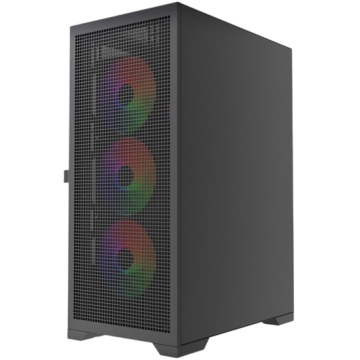 Компьютерный корпус Powercase Mistral B415 TG ARGB Black (CMAB415-A4)
