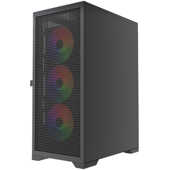Компьютерный корпус Powercase Mistral B415 TG ARGB Black (CMAB415-A4)