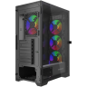 Компьютерный корпус Powercase Mistral B415 TG ARGB Black (CMAB415-A4)