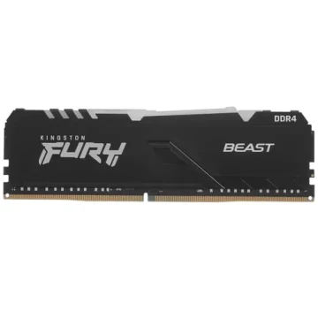 Оперативная память 8 Gb 3600 MHz Kingston FURY Beast RGB Black (KF436C17BBA/8)