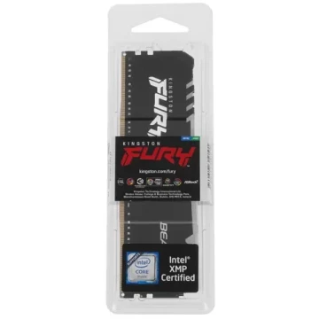 Оперативная память 8 Gb 3600 MHz Kingston FURY Beast RGB Black (KF436C17BBA/8)