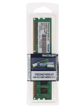 Оперативная память 4 Gb 1600 MHz PATRIOT SL (PSD34G1600L81)