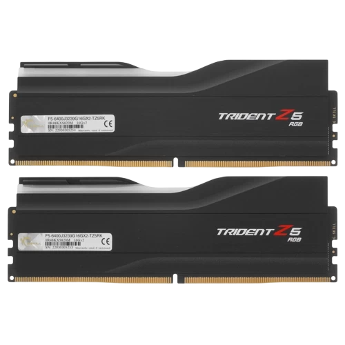 Оперативная память 32 Gb 6400 MHz G.Skill TRIDENT Z5 RGB Black (F5-6400J3239G16GX2-TZ5RK)