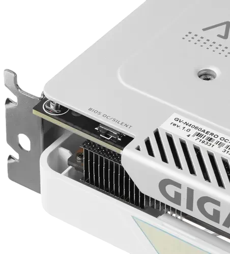Видеокарта Gigabyte (GV-N4060AERO OC-8GD) GeForce RTX 4060 8GB AERO OC 