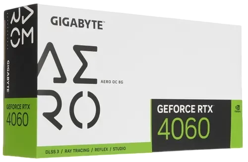 Видеокарта Gigabyte (GV-N4060AERO OC-8GD) GeForce RTX 4060 8GB AERO OC 