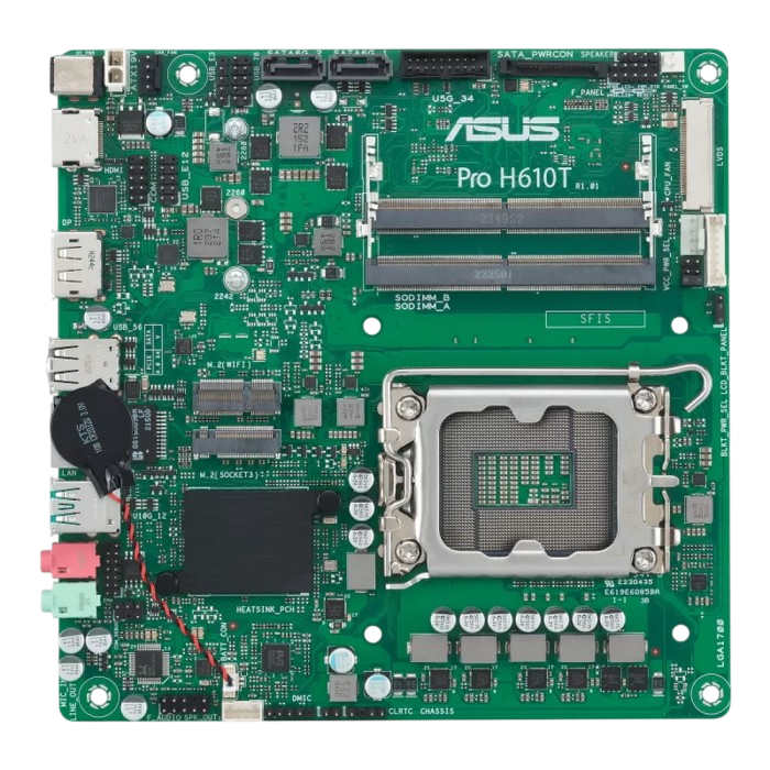 Материнская плата ASUS PRO H610T-CSM (90MB1G60-M0EAYC)