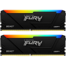 Оперативная память 16 Gb 3200 MHz Kingston FURY Beast RGB XMP Black (KF432C16BB2AK2/16)