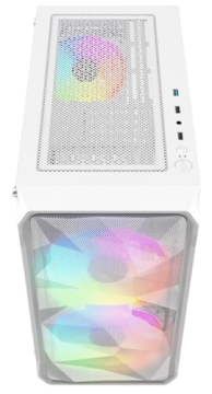 Компьютерный корпус Powercase MISTRAL Micro A3W TG ARGB White (CMMAW-A3)
