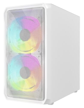 Компьютерный корпус Powercase MISTRAL Micro A3W TG ARGB White (CMMAW-A3)