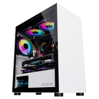 Компьютерный корпус ALSEYE TG White (PUNK-W)
