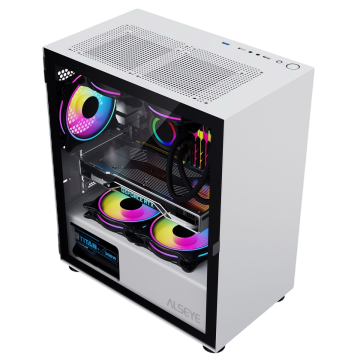 Компьютерный корпус ALSEYE TG White (PUNK-W)
