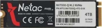 Твердотельный накопитель Netac 4000 Gb NV7000-Q (NT01NV7000Q-4T0-E4X)