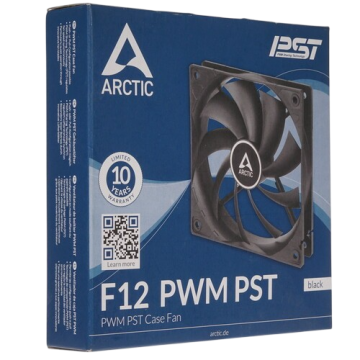 Вентилятор для корпуса Arctic Cooling F12 PWM PST Black (ACFAN00200A)