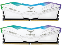 Оперативная память 64 Gb 6000 MHz Team Group T-FORCE DELTA RGB White (FF4D564G6000HC38GDC01)