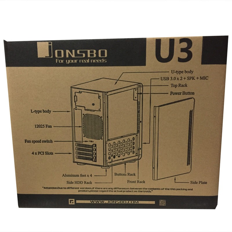 Компьютерный корпус JONSBO U3 Black