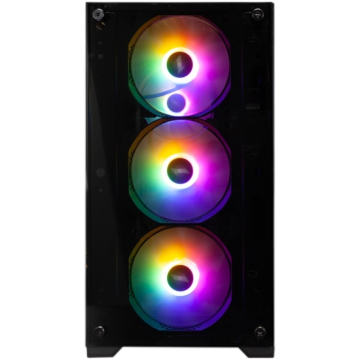Компьютерный корпус 1STPLAYER FIREBASE X2-M FRGB Black (X2-M-BK-4F1)