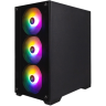 Компьютерный корпус 1STPLAYER FIREBASE X2-M FRGB Black (X2-M-BK-4F1)