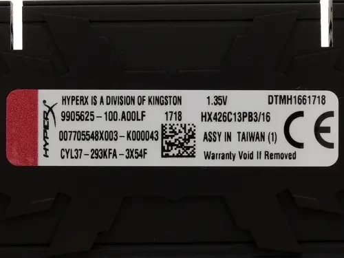 Оперативная память 16 Gb 2666 MHz Kingston HYPERX PREDATOR (HX426C13PB3/16)